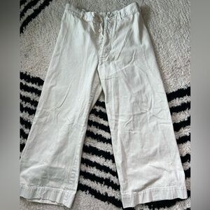 THE GREAT. Cotton Wide Leg Pant sz 30